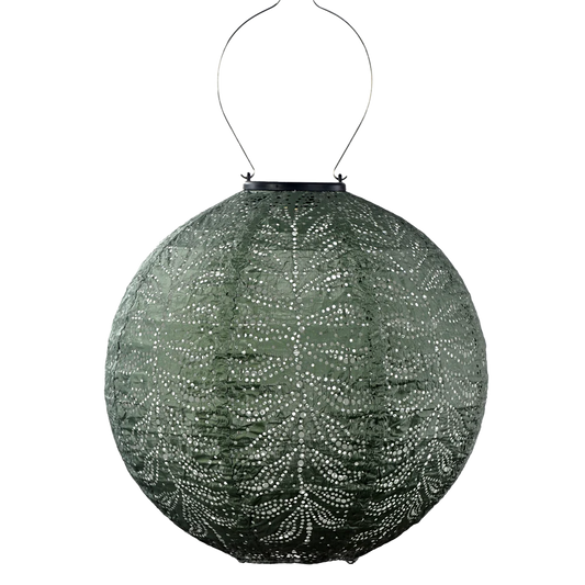 Lantern Round 30cm Sage Green Folia