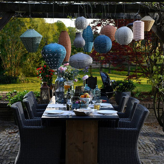 Lantern Jar 30cm Dark Grey Spectare