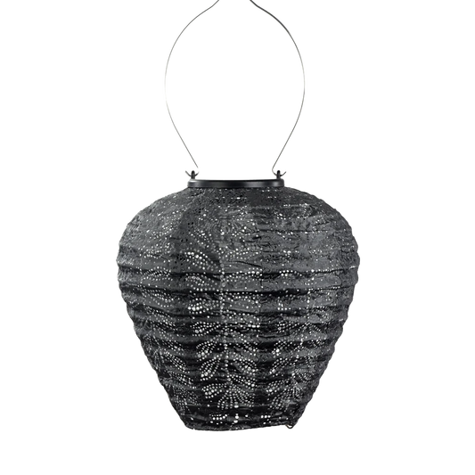 Lantern Balloon 20cm Dark Grey Folia