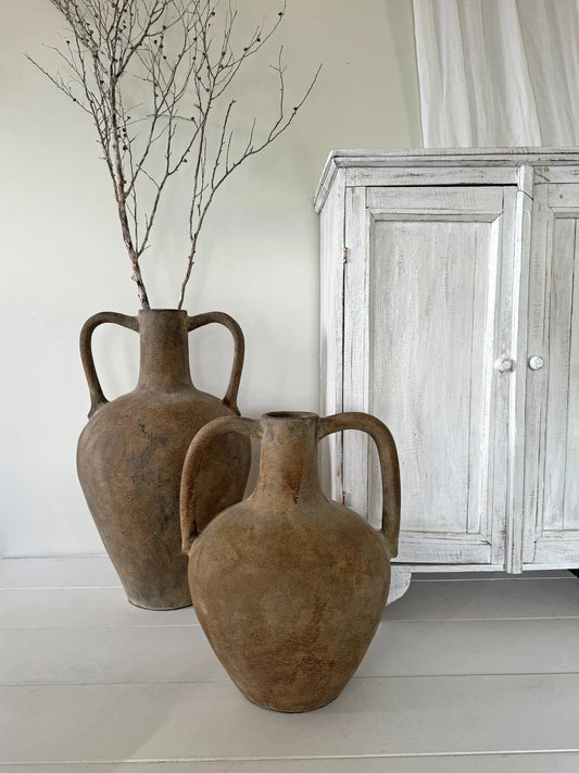 Lombok Urn Buffalo Antique Large 60cm