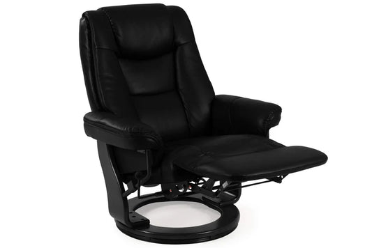 DEB Maui Black PU Recliner