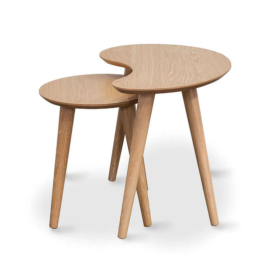 SAL Oslo Oak Nest Of Tables Set Of 2