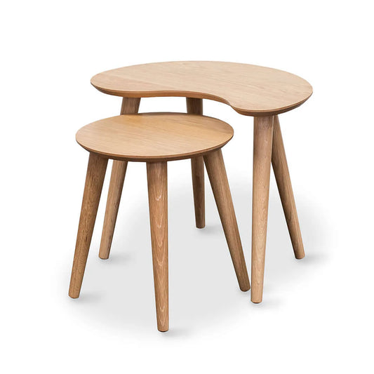 SAL Oslo Oak Nest Of Tables Set Of 2