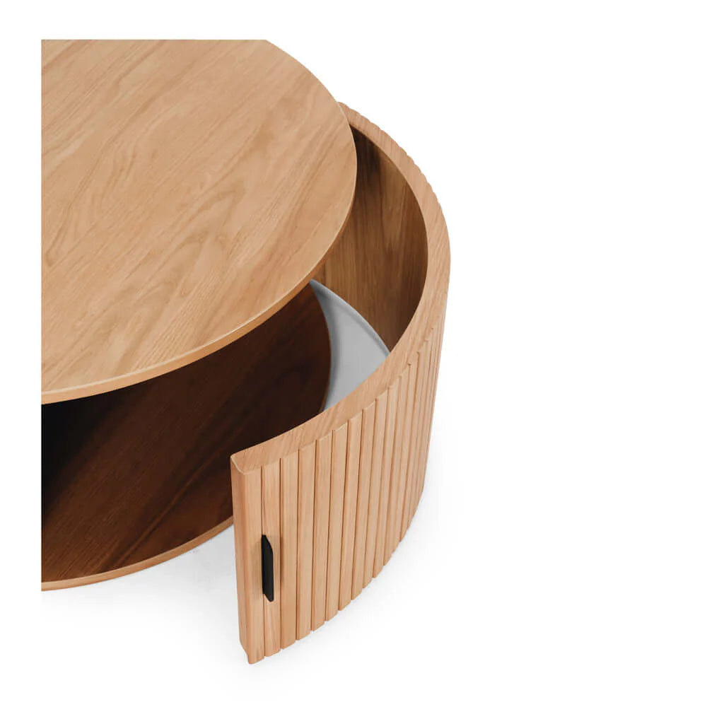 Palliser Round  Natural Oak Coffee Table