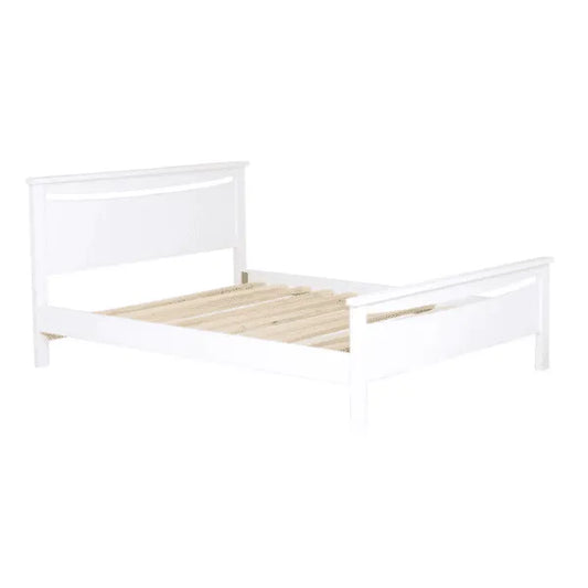 Petra Short Double White Bedframe