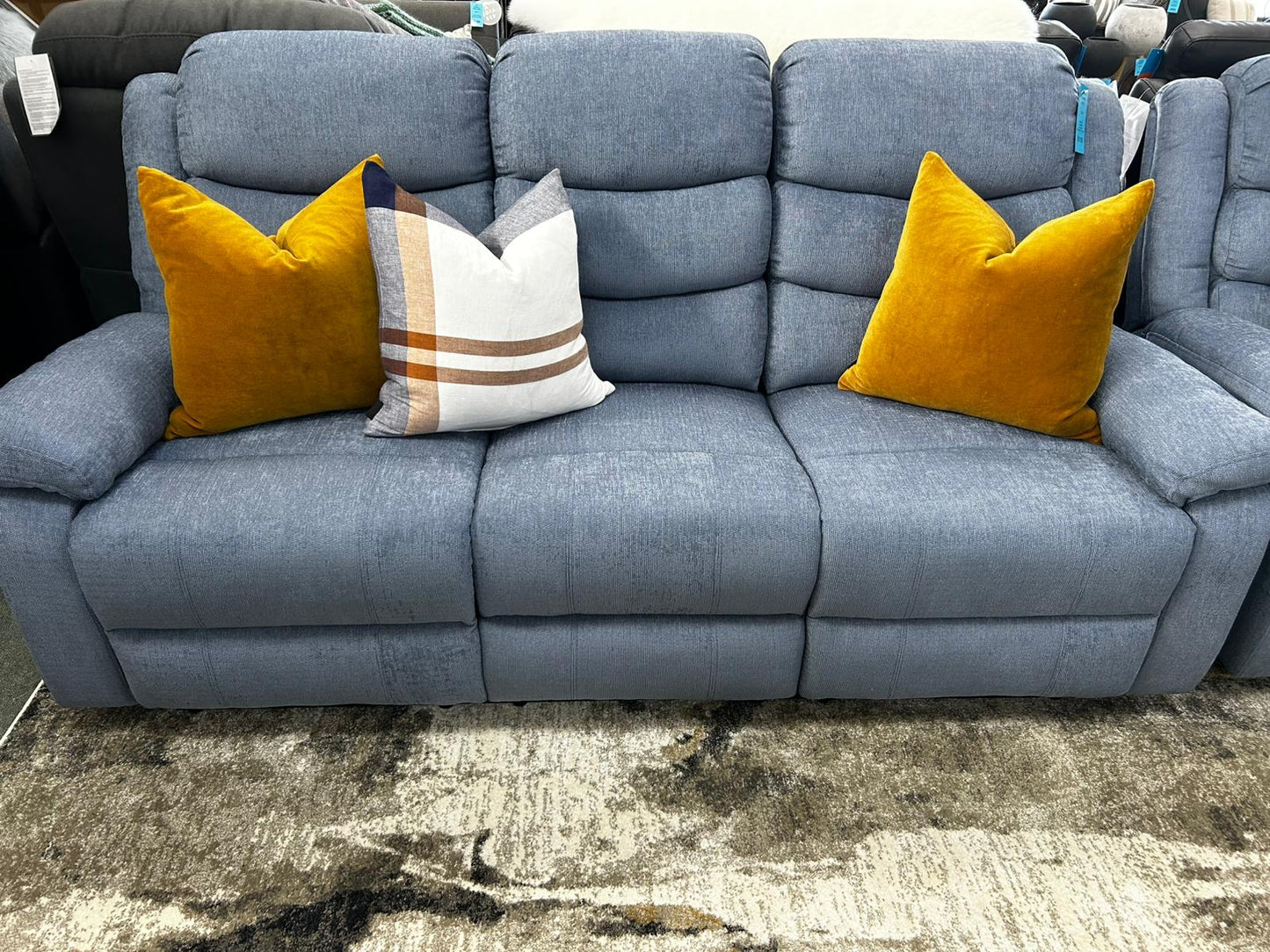 Norfolk Lounge Suite (Blue)
