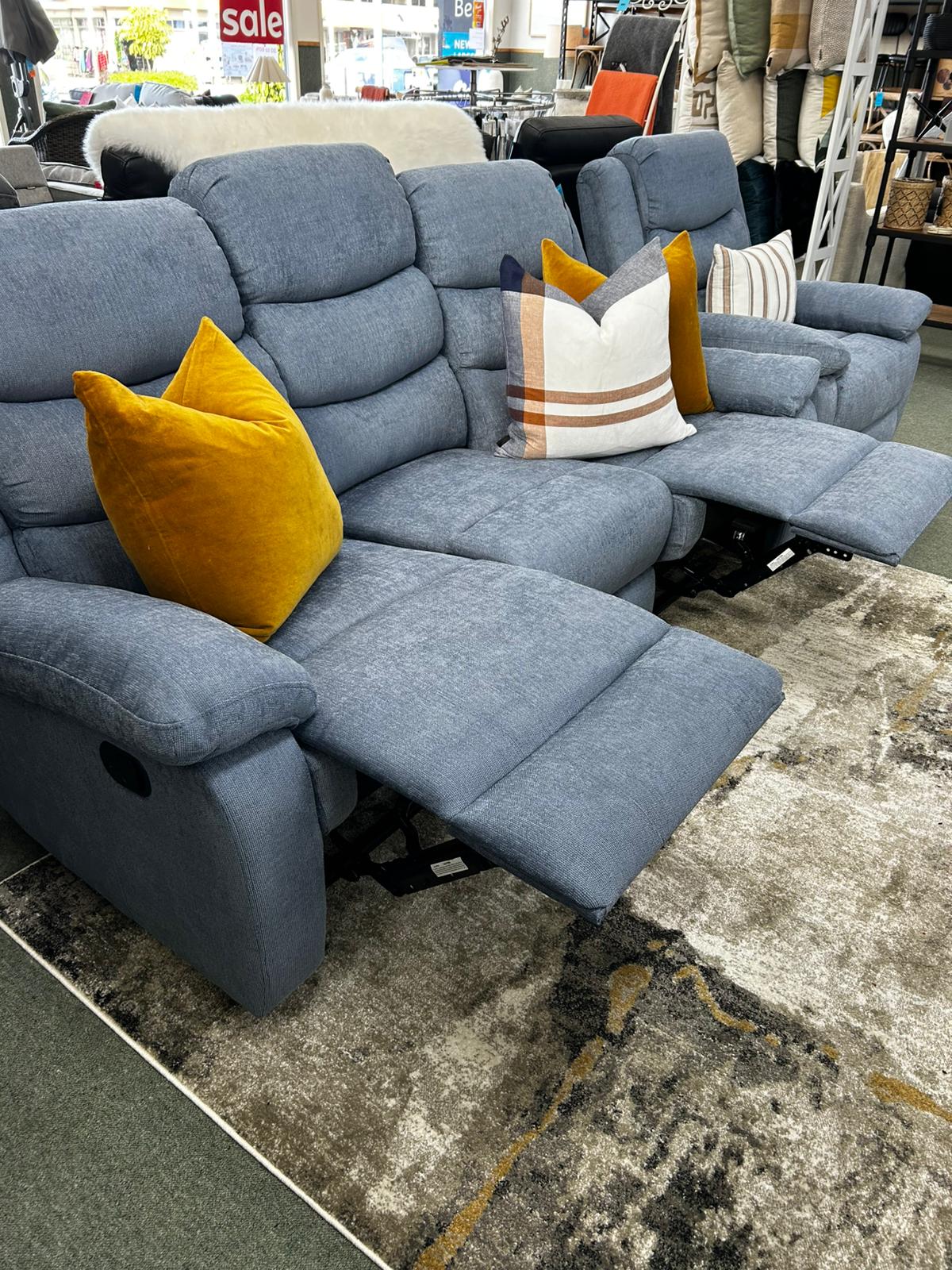 Norfolk Lounge Suite (Blue)