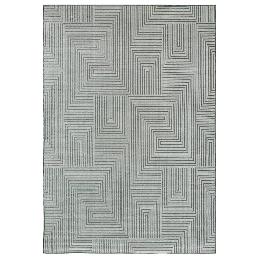 Porto Axis Green Indoor/Outdoor Rug 160 x 230cm