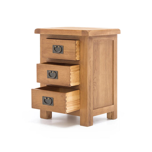Salisbury 3 Drawer Bedside