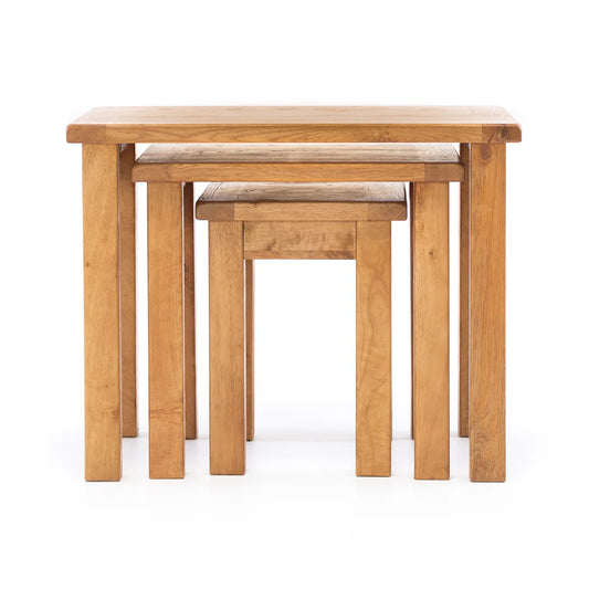 SAL Salisbury Oak Nest Of Tables