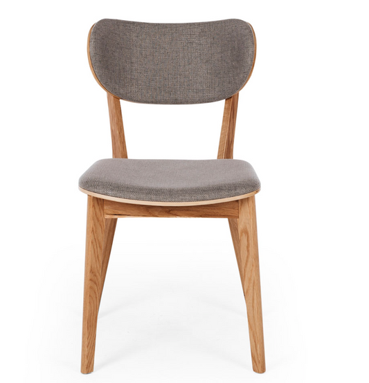 Zurich Light Grey Oak Dining Chair