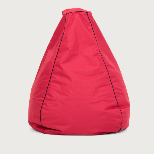 Red Canvas Bean Bag