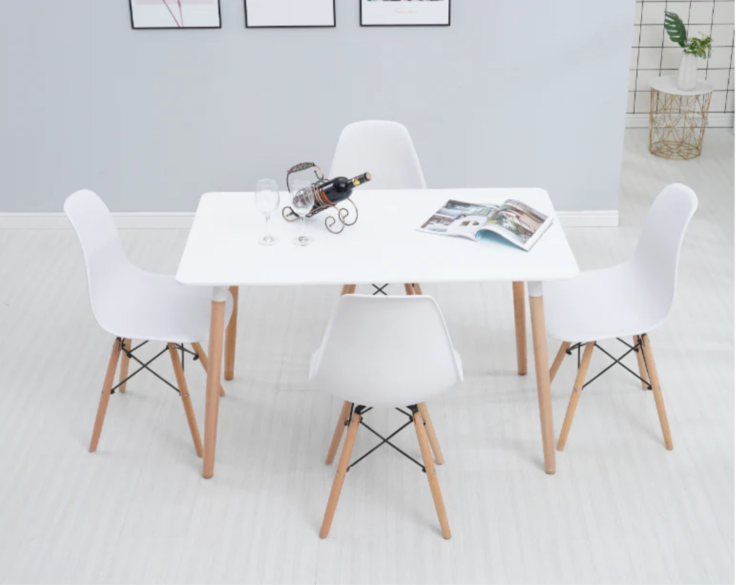 Echo White Dining Chair