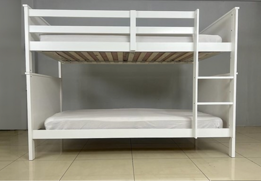 Ava White Single Bunk Set