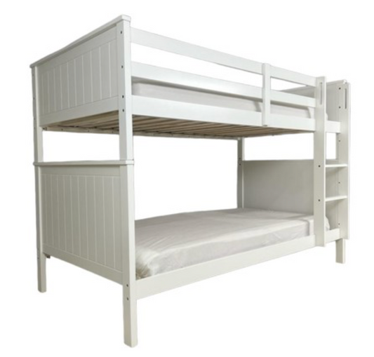 Ava White Single Bunk Set