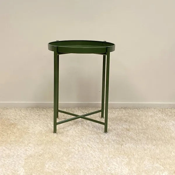 Sofia Round Side Table Green