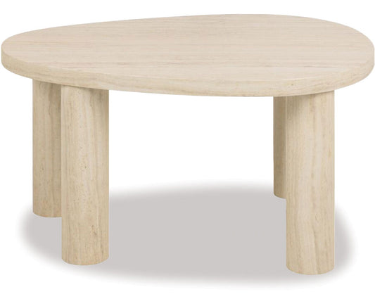 Tupelo Travertine Foil Coffee Table