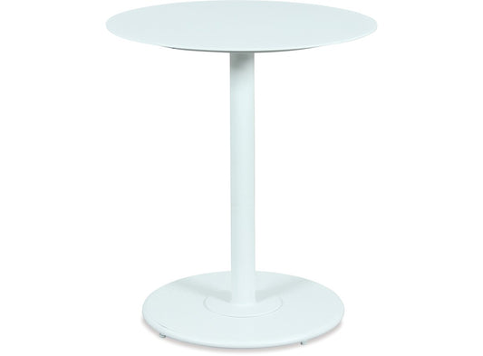 Checker 650 Round White Bistro Table