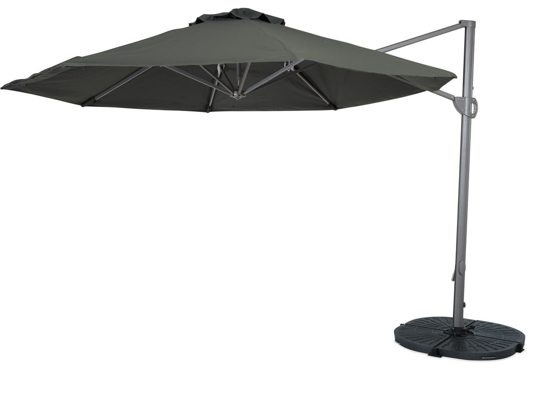 Titan Charcoal 3.3M Round Cantilever Umbrella
